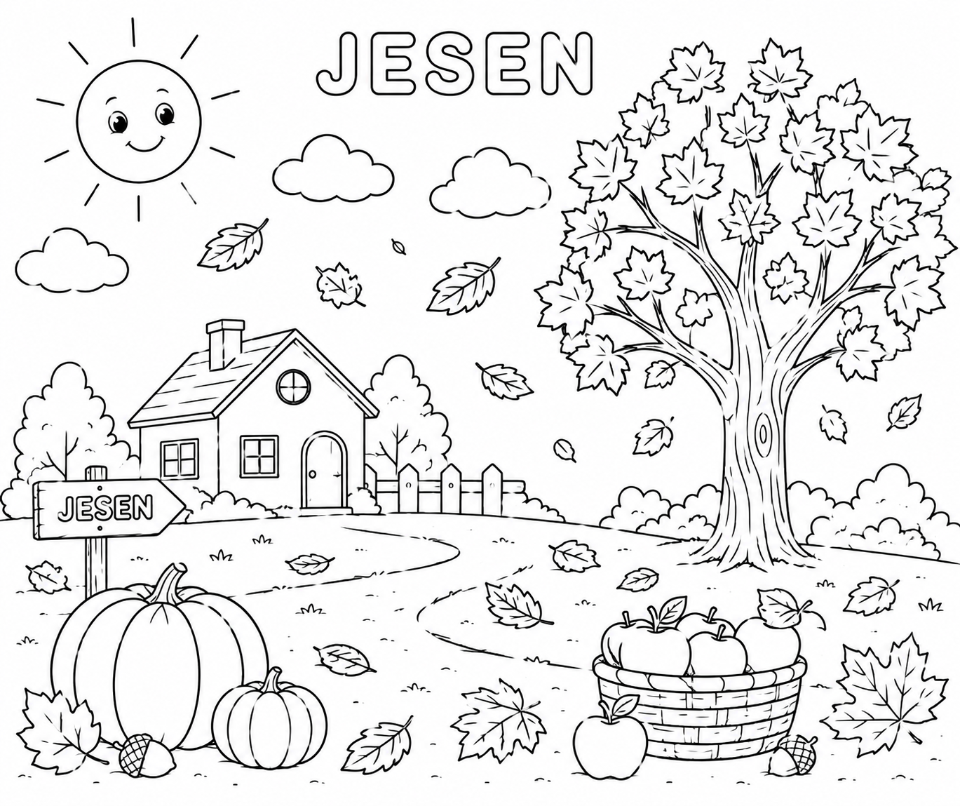 Jesen bojanka